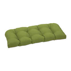 Outdoor/Indoor Forsyth Kiwi Wicker Loveseat Cushion
