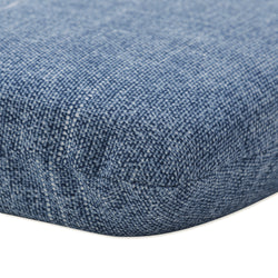 Outdoor/Indoor Tory Denim Rounded Corners Seat Cushion (Set of 2)