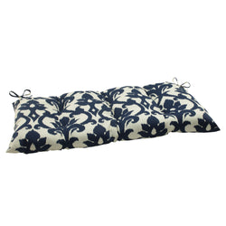 Outdoor/Indoor Basalto Navy Tufted Bench/Swing Cushion
