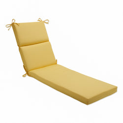 Outdoor/Indoor Fortress Canvas Buttercup Chaise Lounge Cushion