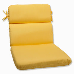 Outdoor/Indoor Fortress Canvas Buttercup Rounded Corners Chair Cushion