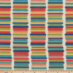 Solar Stripe Fruit Punch Fabric