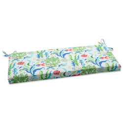Coral Bay Blue Bench Cushion