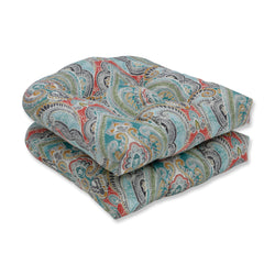 Pretty Witty Reef Wicker Seat Cushion (Set Of 2)