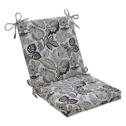 Dailey Pewter Black Squared Corners Chair Cushion