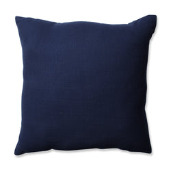 Tribal Sampler Navy-White 16.5-Inch Throw Pillow