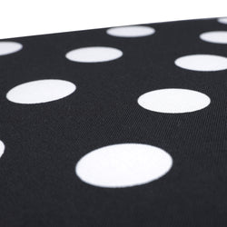 Polka Dot Black 25-Inch Floor Pillow