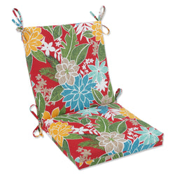 Bora Cay Red Squared Corners Chair Cushion