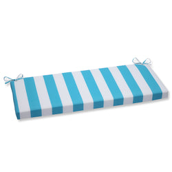 Cabana Stripe Turquoise Bench Cushion