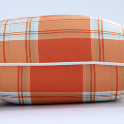 Outdoor/Indoor Harvest Plaid 18-inch Throw Pillow