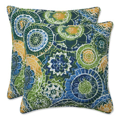 Omnia Lagoon 18.5-Inch Throw Pillow (Set Of 2)