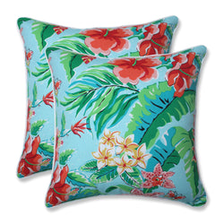 Tropical Paradise 18.5-Inch Throw Pillow (Set Of 2)