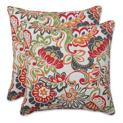 Zoe Multicolor 18.5-Inch Throw Pillow (Set Of 2)