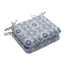 Keyzu Medallion Mariner Rounded Corners Seat Cushion (Set of 2)
