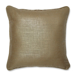 Indoor Alchemy Linen Copper 16.5-inch Throw Pillow