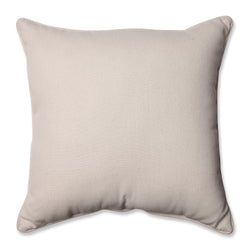 Two Pumpkins Beige 16.5-Inch Corded Throw Pillow