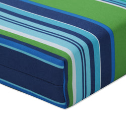 Sea Island Blue Bench Cushion