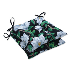 Magnolia Black Tufted Seat Cushions