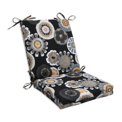 Crosby Ebony Squared Corners Chair Cushion