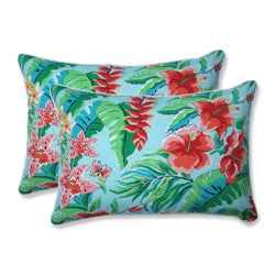 Tropical Paradise Over-Sized Rectangular Throw Pillow (Set Of 2)
