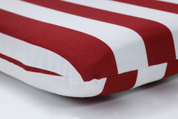 Midland Americana Red Rounded Corners Seat Cushion (Set Of 2)