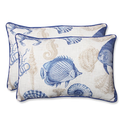 Sealife Marine Over-Sized Rectangular Throw Pillow (Set Of 2)