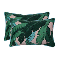 Swaying Palms Capri Rectangular Throw Pillow (Set Of 2)