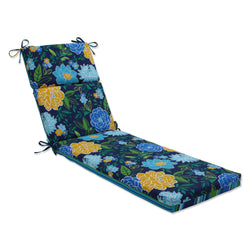 Spring Bling Blue\Sea Island Stripe Blue Chaise Lounge Cushion