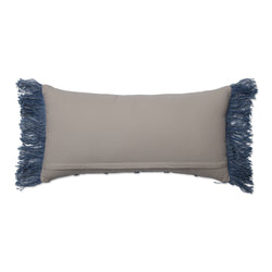 Alpine Indigo Blue Bolster Throw Pillow