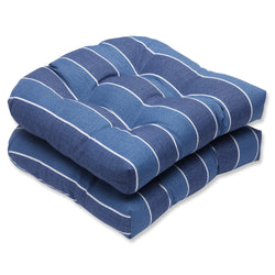 Wickenburg Indigo Wicker Seat Cushion (Set Of 2)
