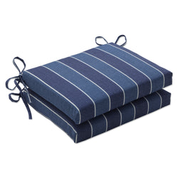 Wickenburg Indigo Squared Corners Seat Cushion (Set Of 2)