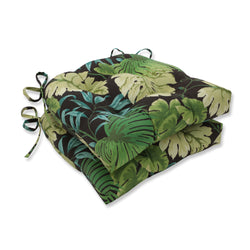 Tropique Peridot Outdoor Deluxe Tufted Chairpad (Set Of 2)