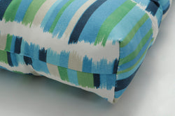 Solar Stripe Azure 44" Blown Bench
