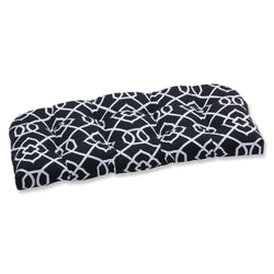 Kirkland Black Wicker Loveseat Cushion