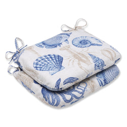 Sealife Marine Rounded Corners Seat Cushion (Set Of 2)