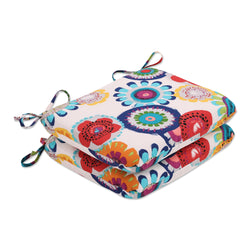 Crosby Confetti Rounded Corners Seat Cushion (Set Of 2)