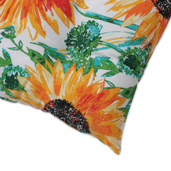 Sunflowers Sunburst Tufted Seat Cushions