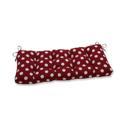 Polka Dot Red 44" Blown Bench