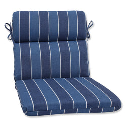 Wickenburg Indigo Rounded Corners Chair Cushion