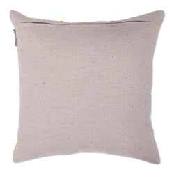 Throw Pillow in Wide Pleated Velvet Stripe Yellow, 18" x 18"