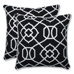 Kirkland Black 18.5-Inch Throw Pillow (Set Of 2)
