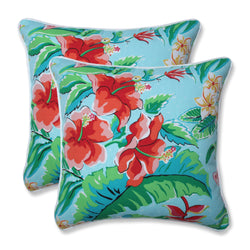 Tropical Paradise 16.5-Inch Throw Pillow (Set Of 2)