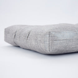 Indoor Alchemy Linen Platinum Reversible Chair Pad (Set of 2)