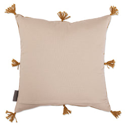 Indoor Abstract Blocks Yellow 18-inch Throw Pillow