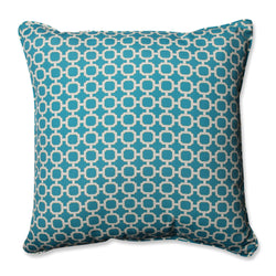 Hockley Teal 25-Inch Floor Pillow