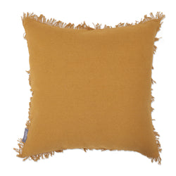 Throw Pillow, Fancy Fringe in Yellow, 20" x 20"