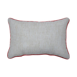 Indoor Embroidered Christmas Cardinal Rectangular Throw Pillow
