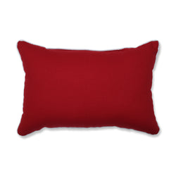 Indoor Jeweled Christmas Red Rectangular Throw Pillow