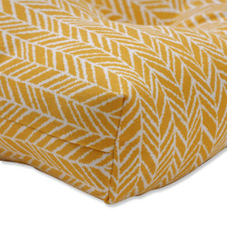 Herringbone Egg Yolk 44" Blown Bench