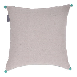 Throw Pillow, Totally Cubular in Turquoise, 18" x 18"